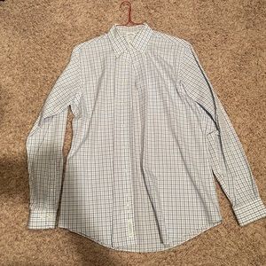 J CREW CHECKERED DRESS SHIRT SIZE 15 - 6/7